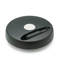 GN 521.3 Handwheel with Retractable Handle Plastic Bushing Retracting Mechanism Steel